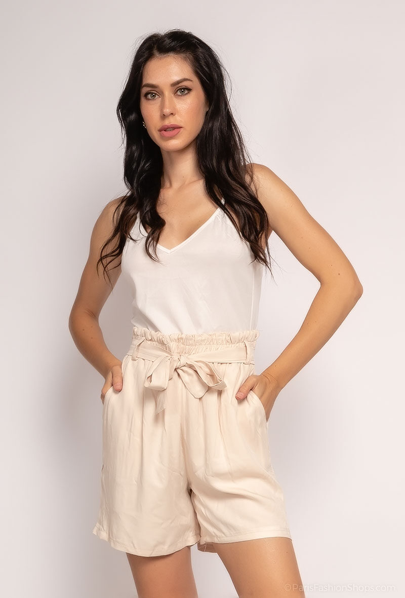 Grossiste Kaia - Short fluide à ceinture