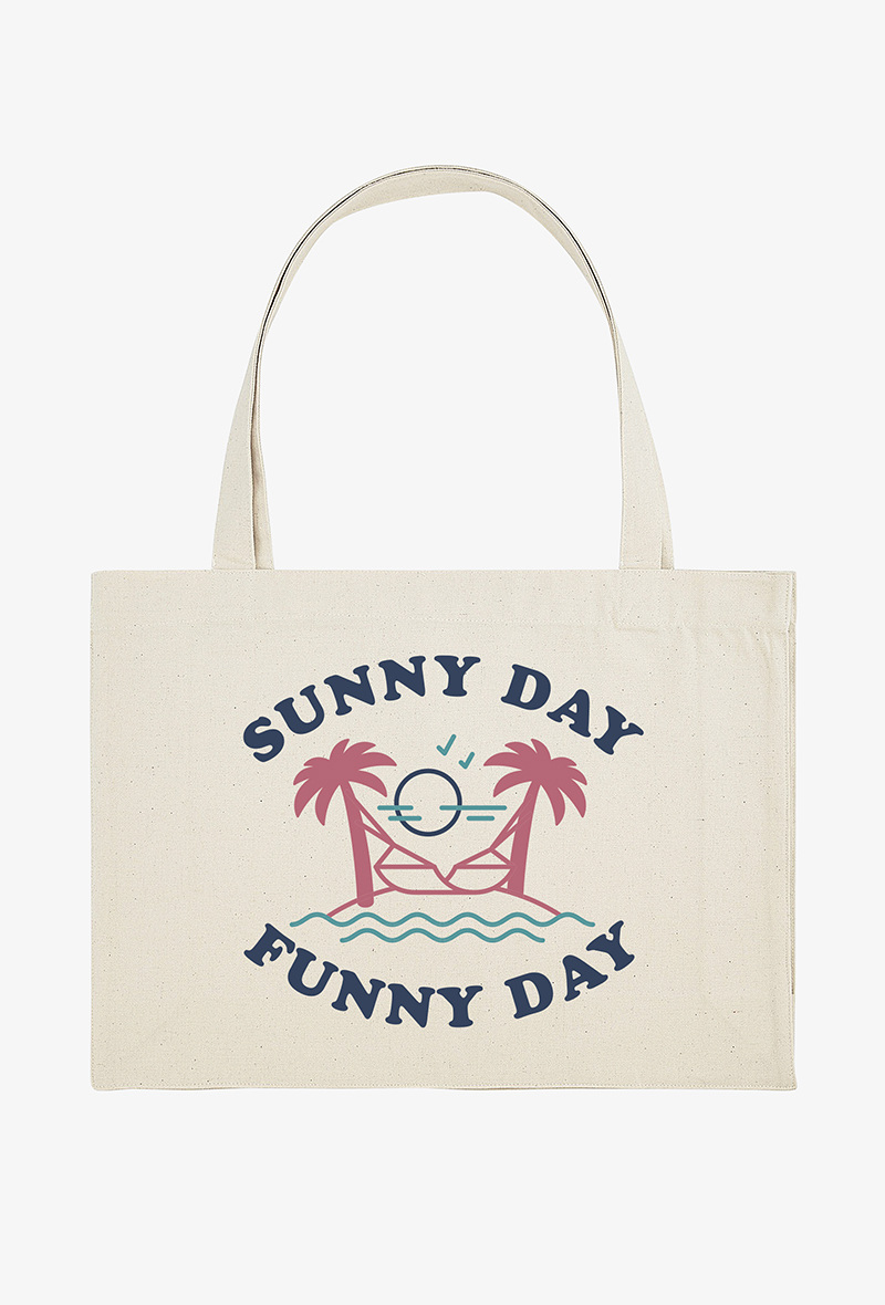 Grossiste Kapsul - Shopping bag - Sunny day, funny day