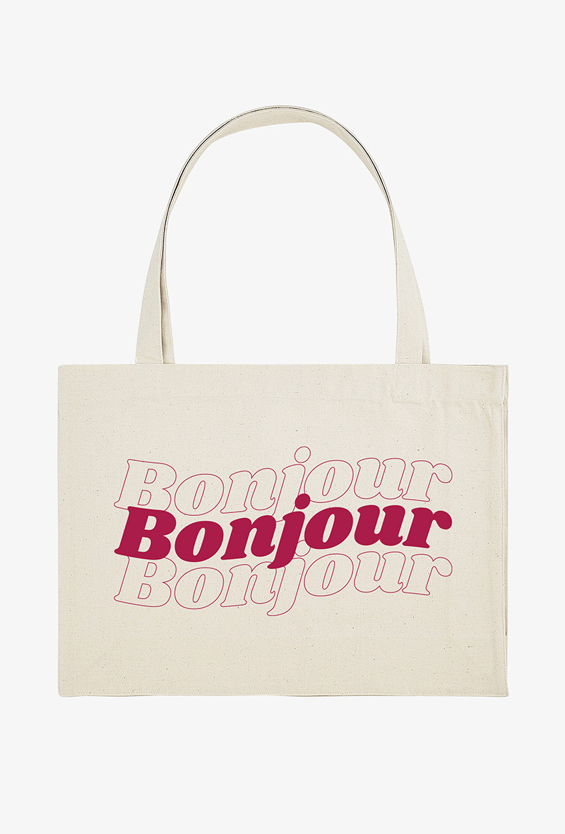 Grossiste Kapsul - Shopping bag - Bonjour