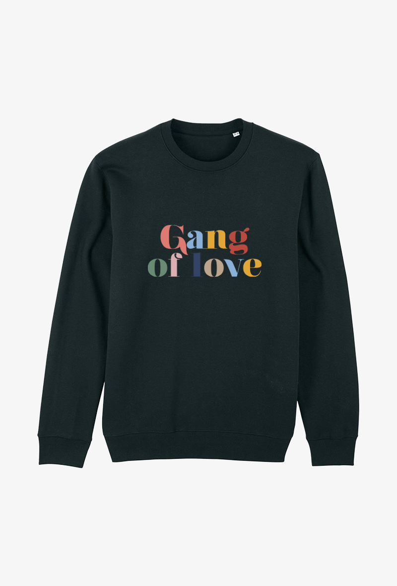 Wholesaler Kapsul - Sweat Adulte Noir - Gang of love