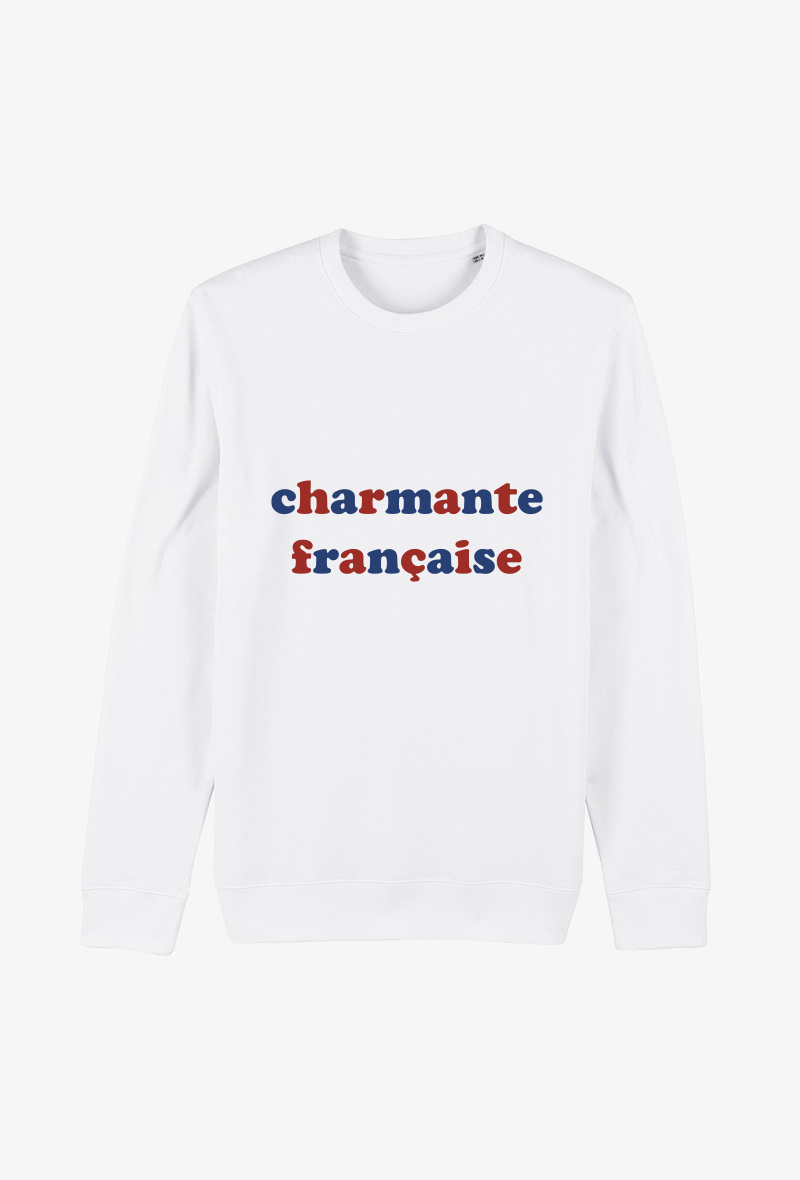Wholesaler Kapsul - Sweat Adulte Blanc - charmante française