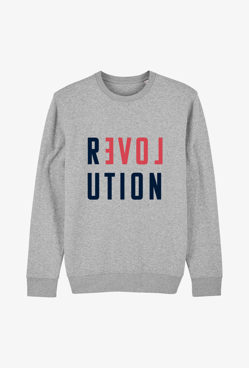 Grossiste Kapsul - Sweat Adulte gris - Revolution