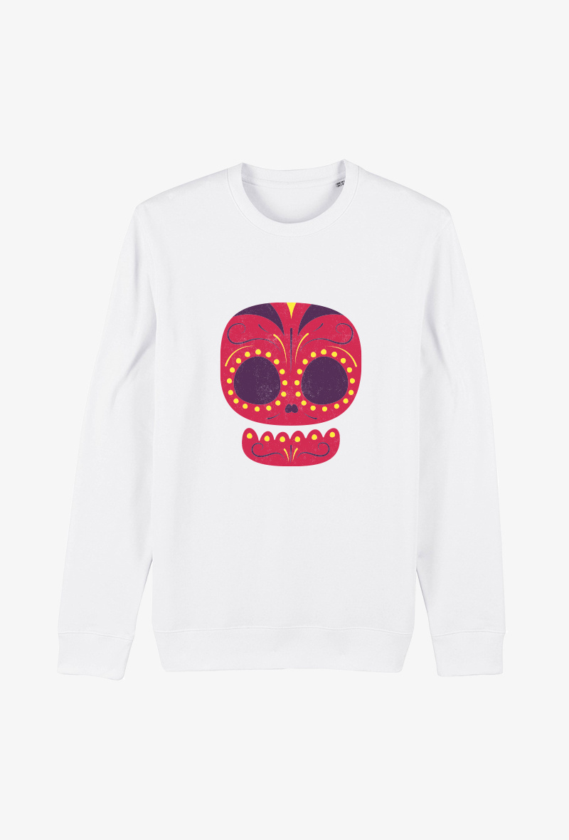 Grossiste Kapsul - Sweat adulte Blanc CALAVERA 3