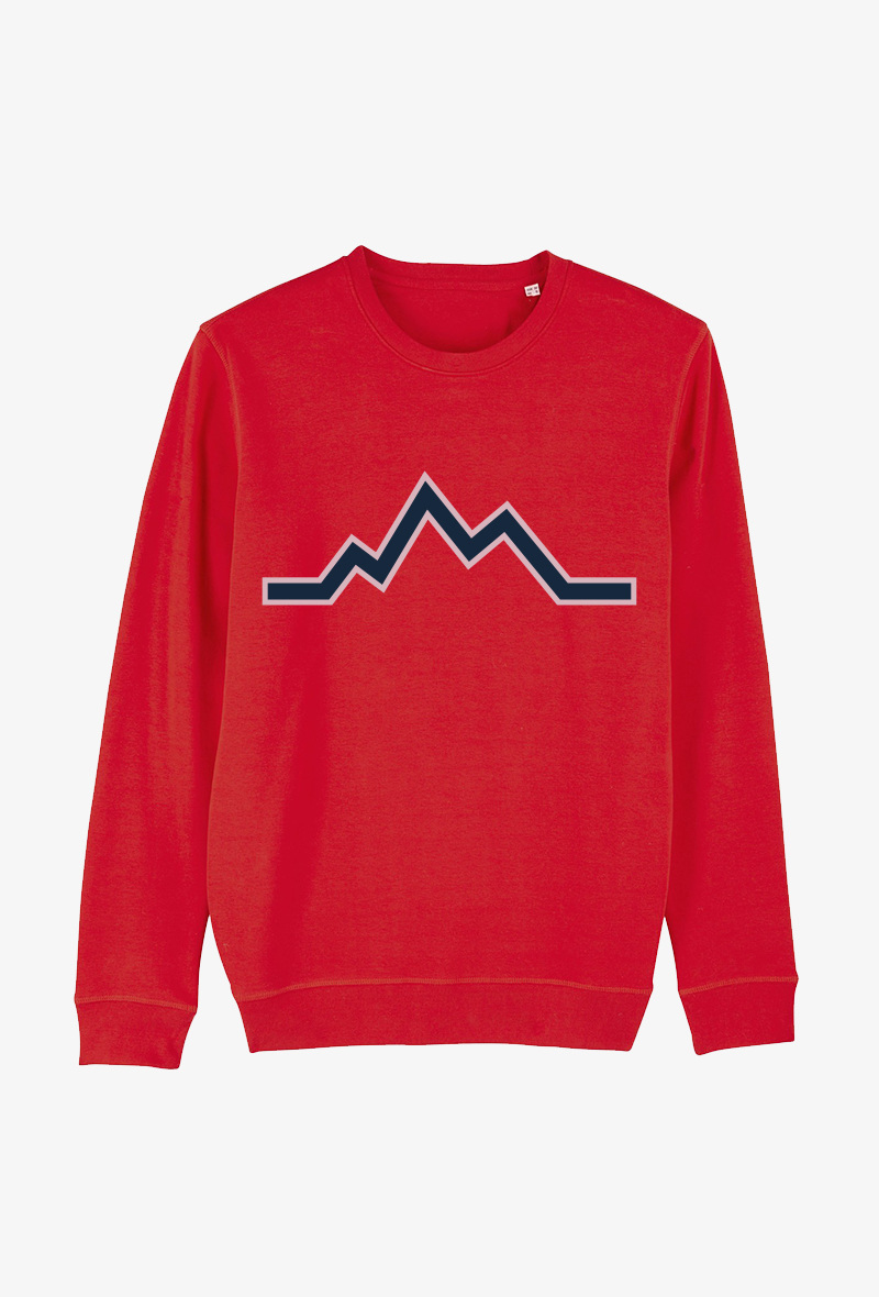 Wholesaler Kapsul - Sweat Adulte Rouge - Mountain