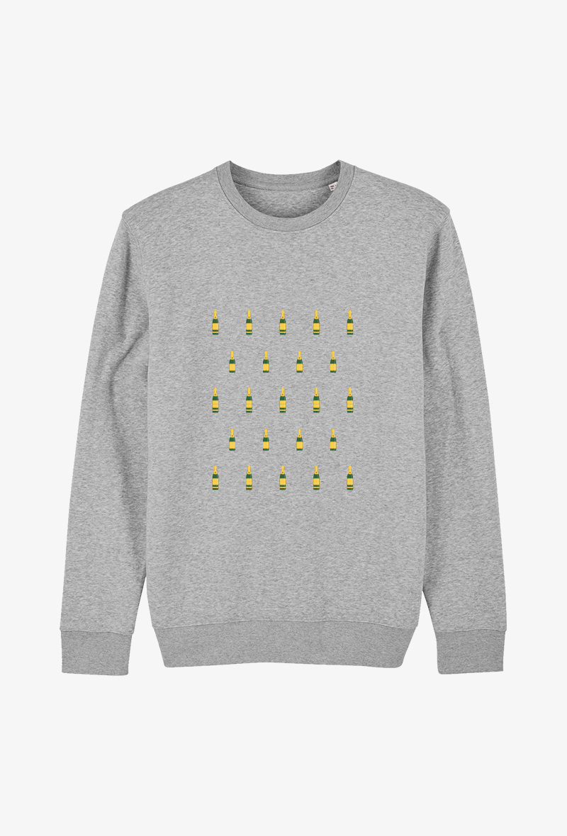 Wholesaler Kapsul - Sweat Adulte Gris - Champagne pattern