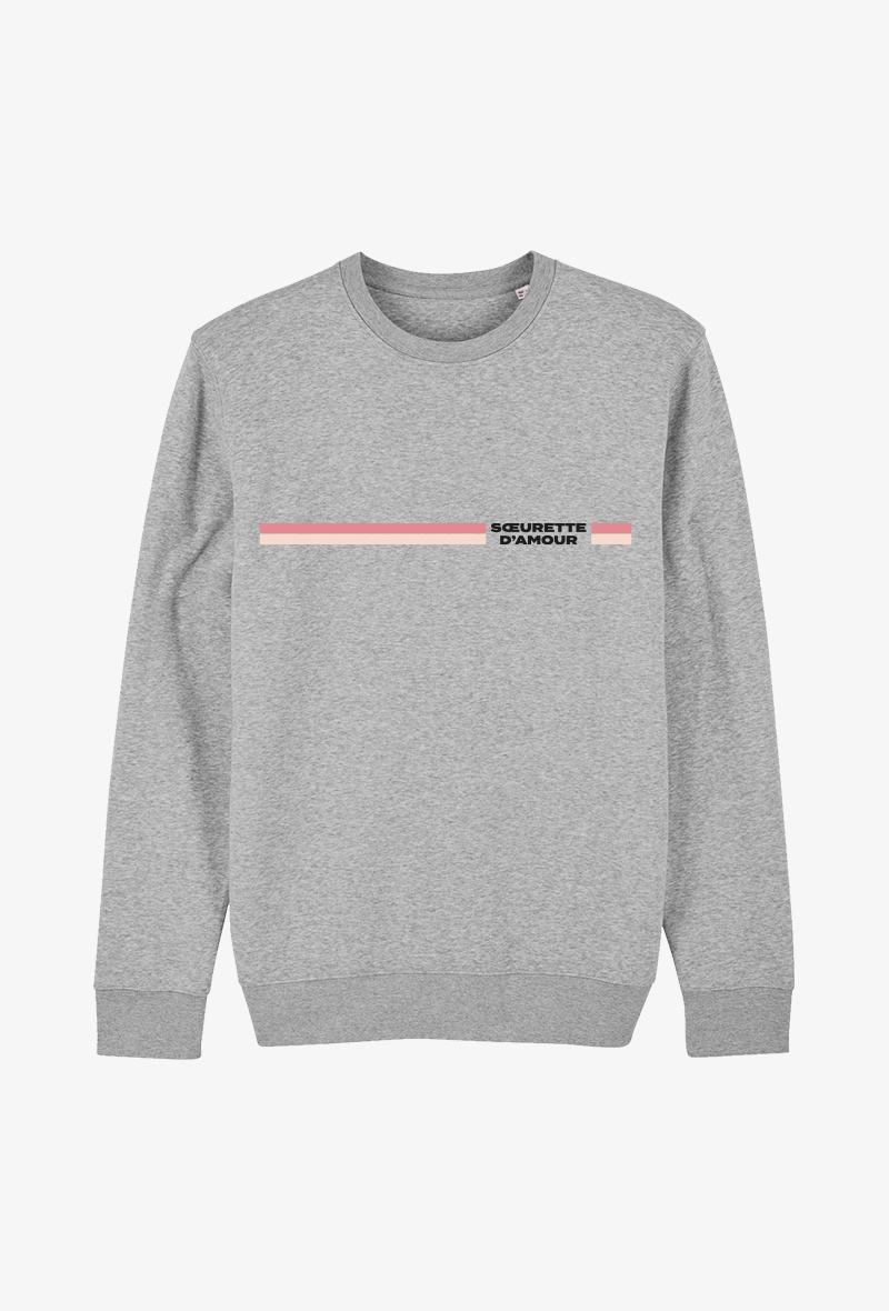 Grossiste Kapsul - Sweat Adulte Gris - Soeurette d'amour