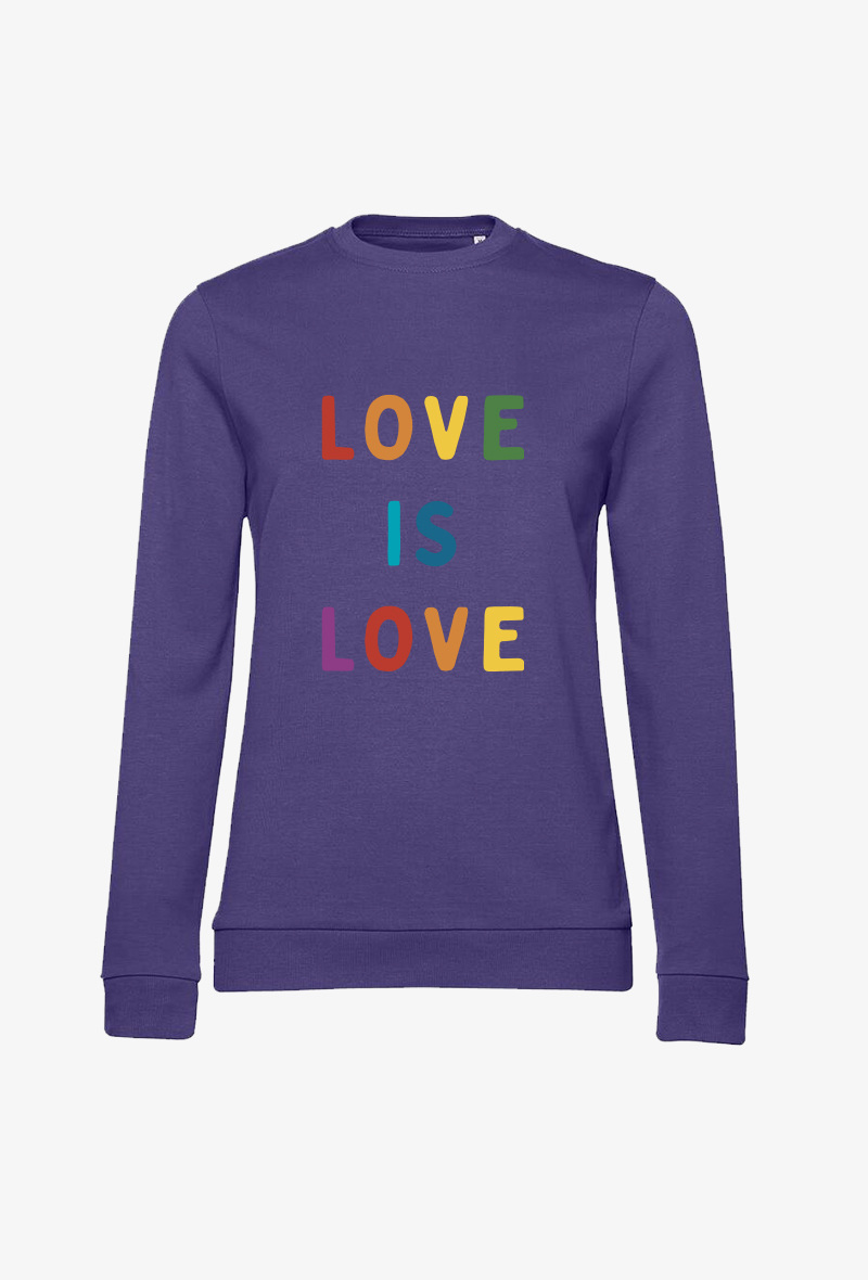 Wholesaler Kapsul - Sweat Adulte (intérieur non gratté) - Love is love