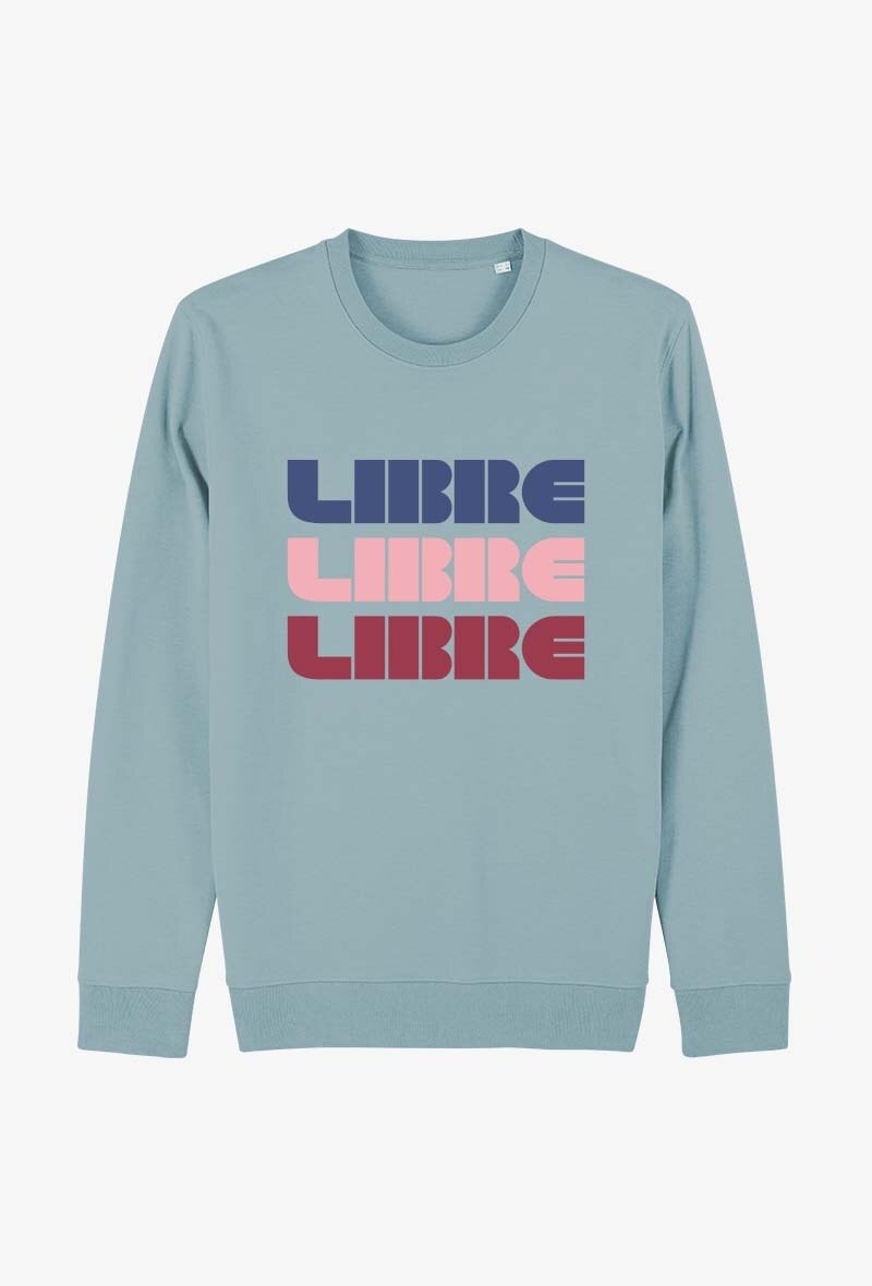 Grossiste Kapsul - Sweatshirt adulte - Libre libre libre