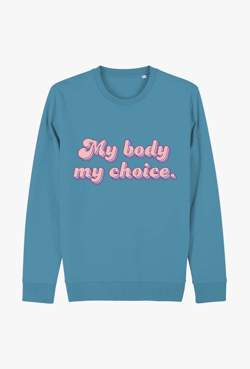 Grossiste Kapsul - Sweatshirt adulte - My body my choice.