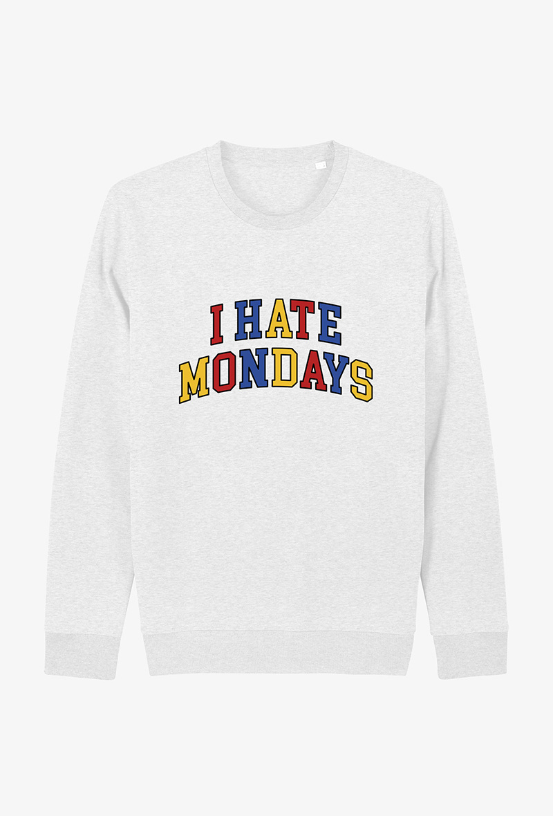 Wholesaler Kapsul - Sweat col rond adulte - I hate mondays.