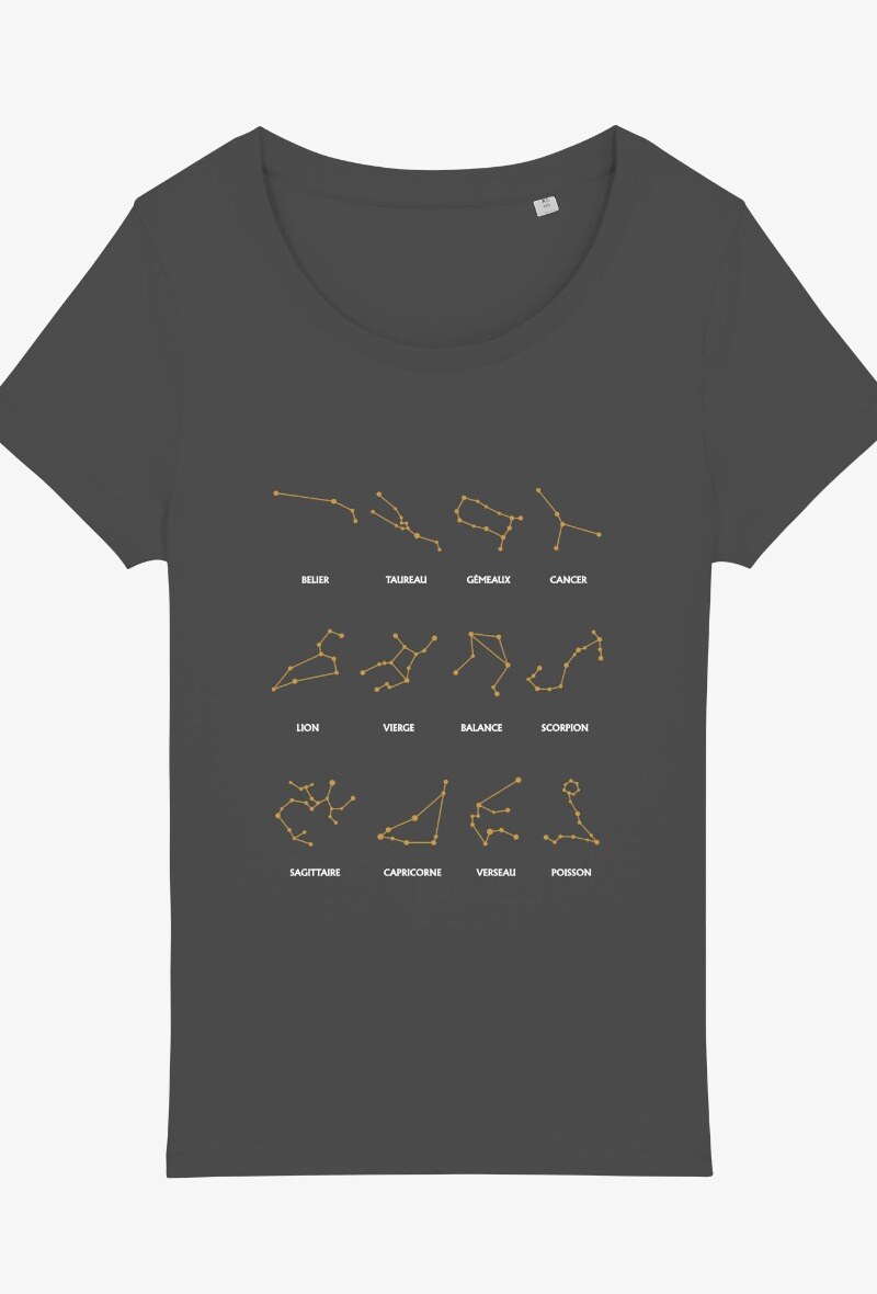 Grossiste Kapsul - T-shirt adulte Femme -Zodiac signs