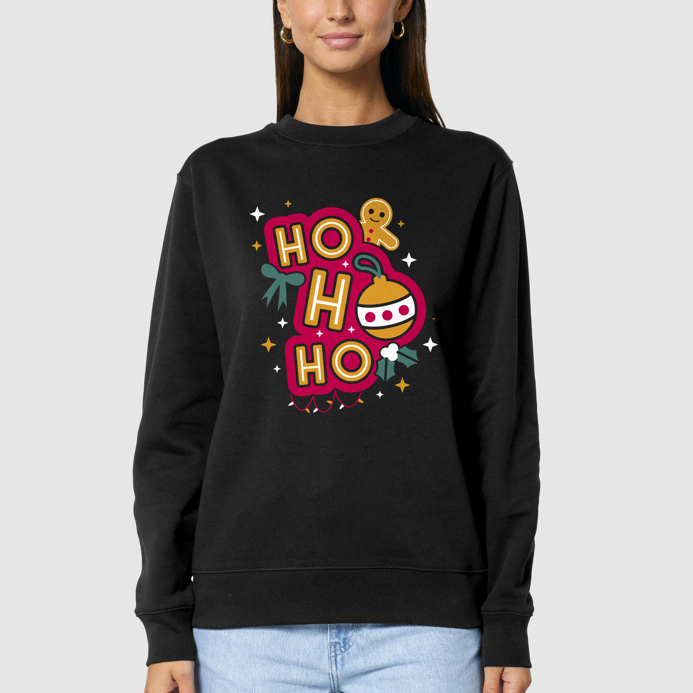 Grossiste Kapsul - Sweat Femme - Ho Ho Ho