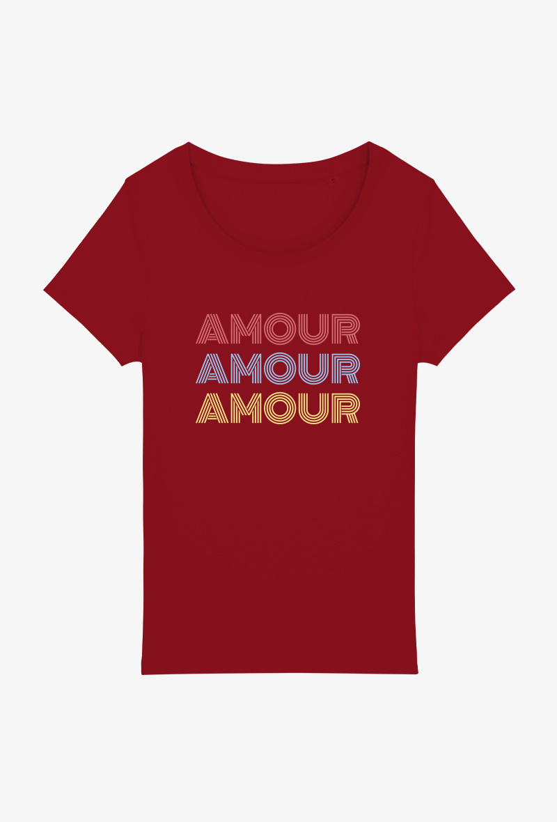 Grossiste Kapsul - T-shirt Adulte - Amour amour amour