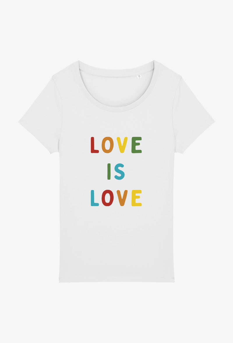 Grossiste Kapsul - T-shirt Adulte - Love is love