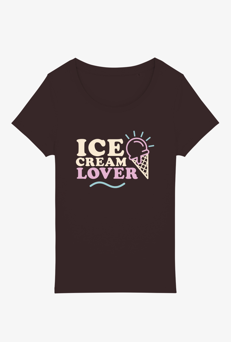 Grossiste Kapsul - T-shirt Adulte - Ice cream lover