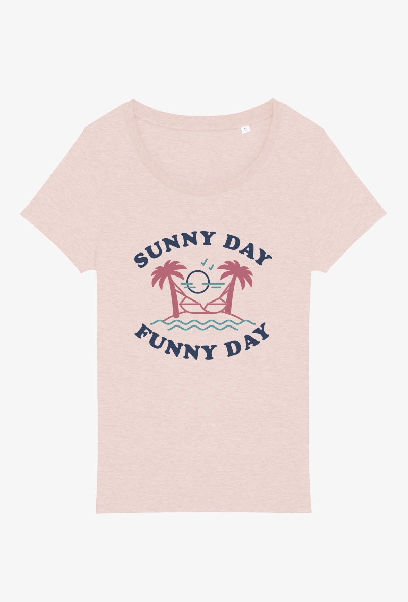 Grossiste Kapsul - T-shirt Adulte - Sunny day, funny day