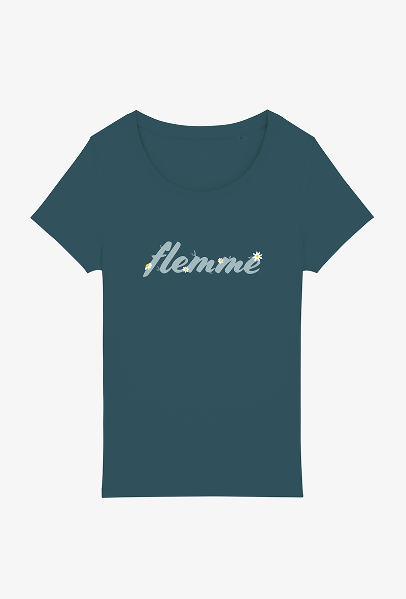Grossiste Kapsul - T-shirt adulte - Flemme flowers