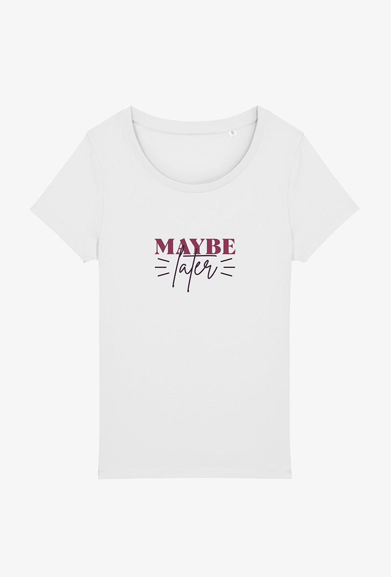 Grossiste Kapsul - T-shirt adulte - Maybe later