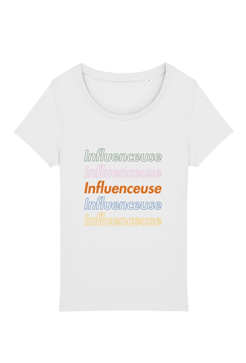 Grossiste Kapsul - T-shirt adulte Femme - Infleuenceuse