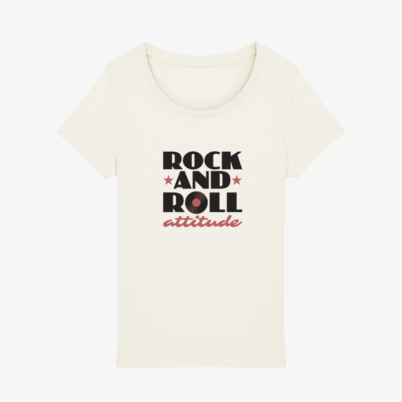 Grossiste Kapsul - T-shirt femme - Rock and roll attitude