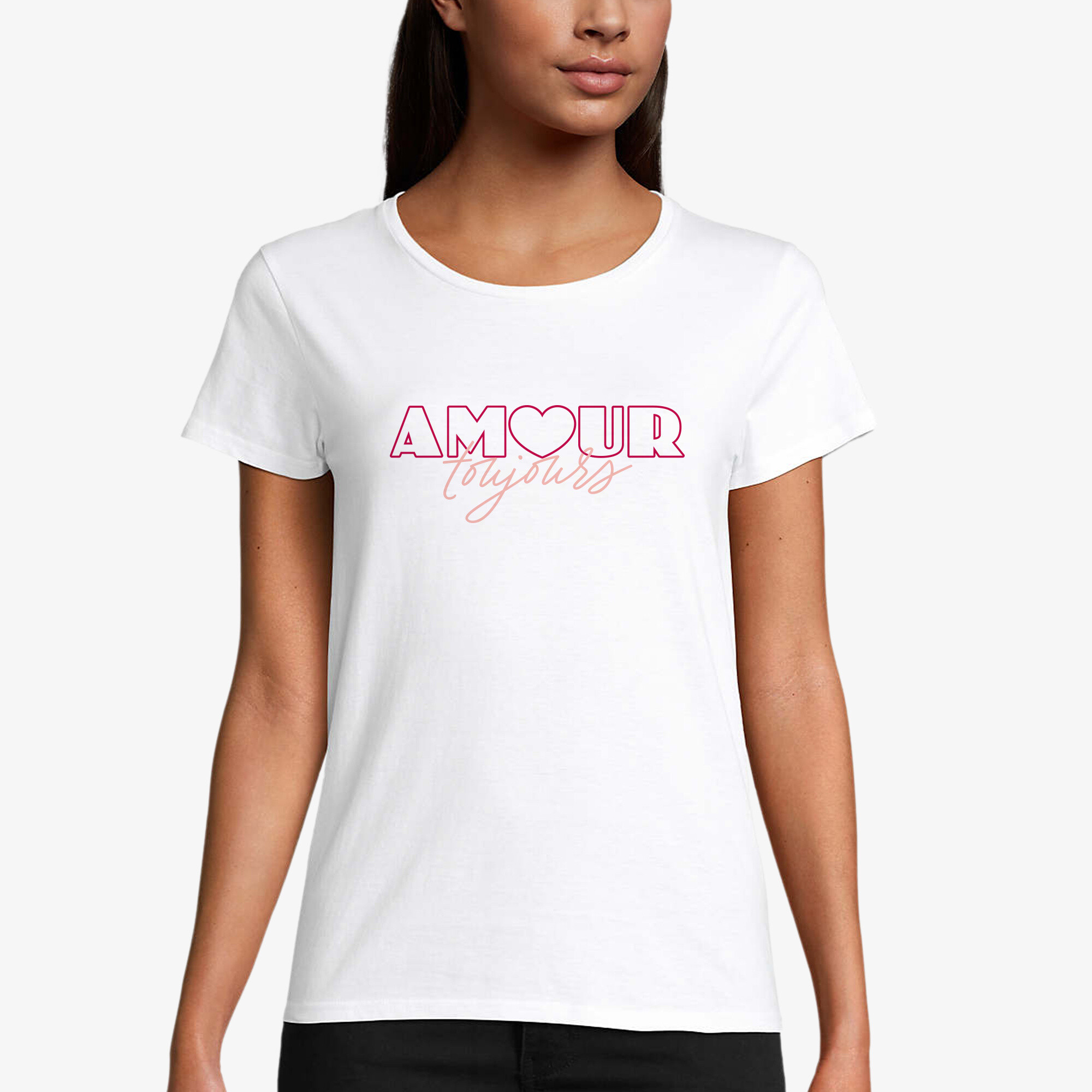Grossiste Kapsul - T-shirt Femme - Amour toujours