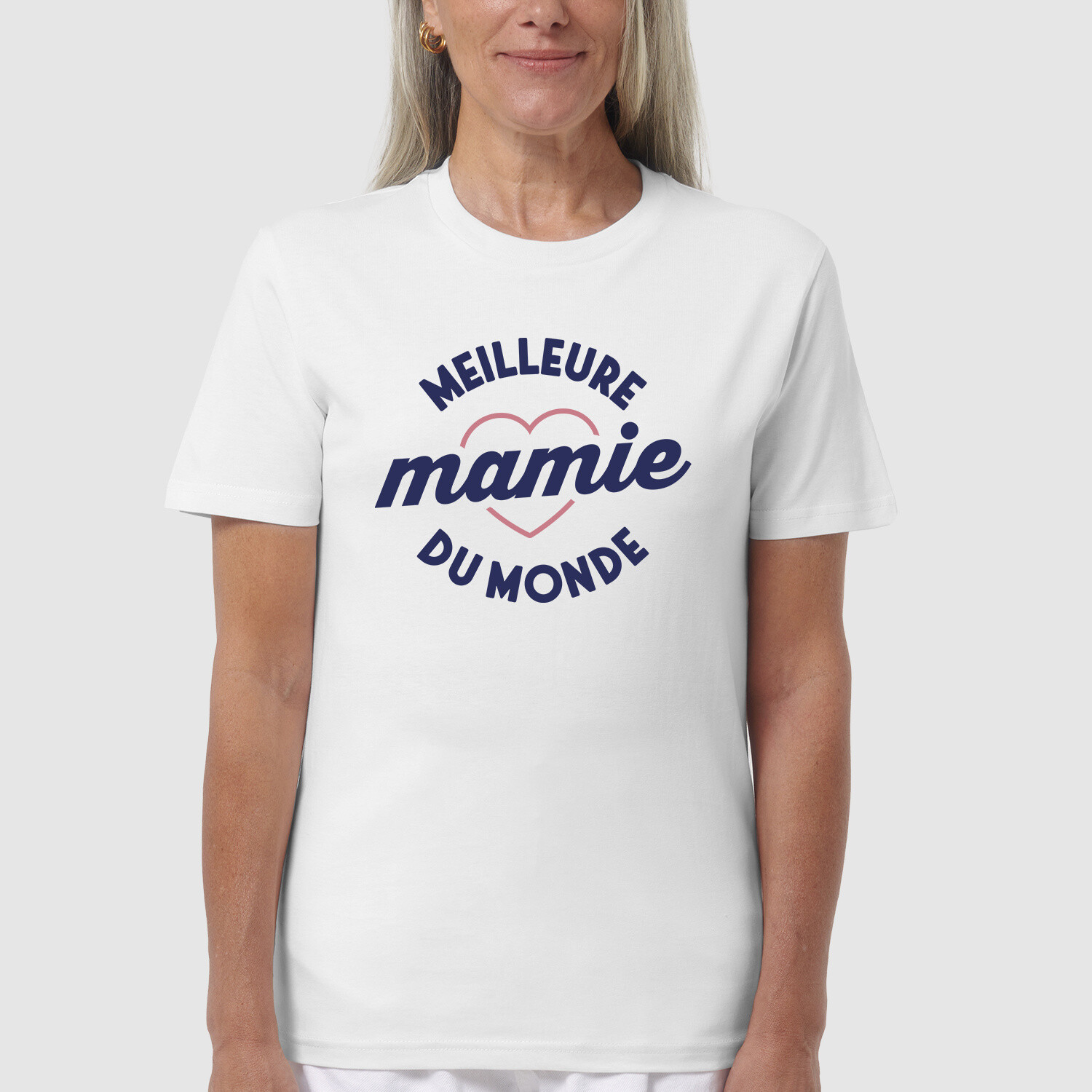 Grossiste Kapsul - T-shirt Femme - Meilleure mamie du monde