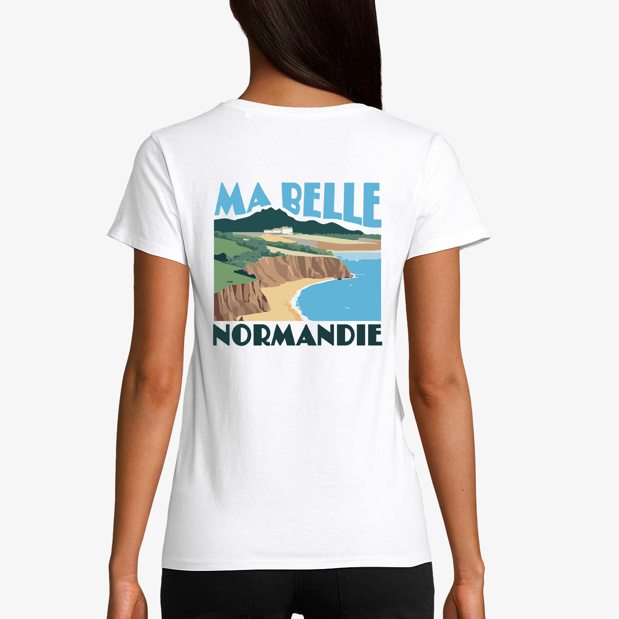 Grossiste Kapsul - T-shirt Femme - Ma Belle Normandie