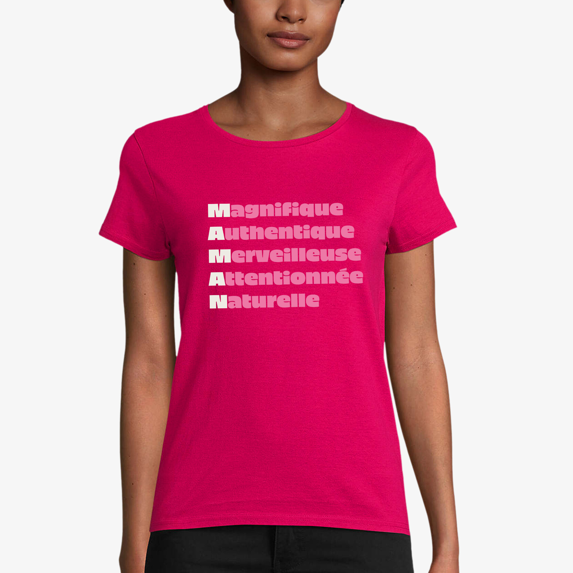 Grossiste Kapsul - T-shirt Femme - Maman Adjectifs