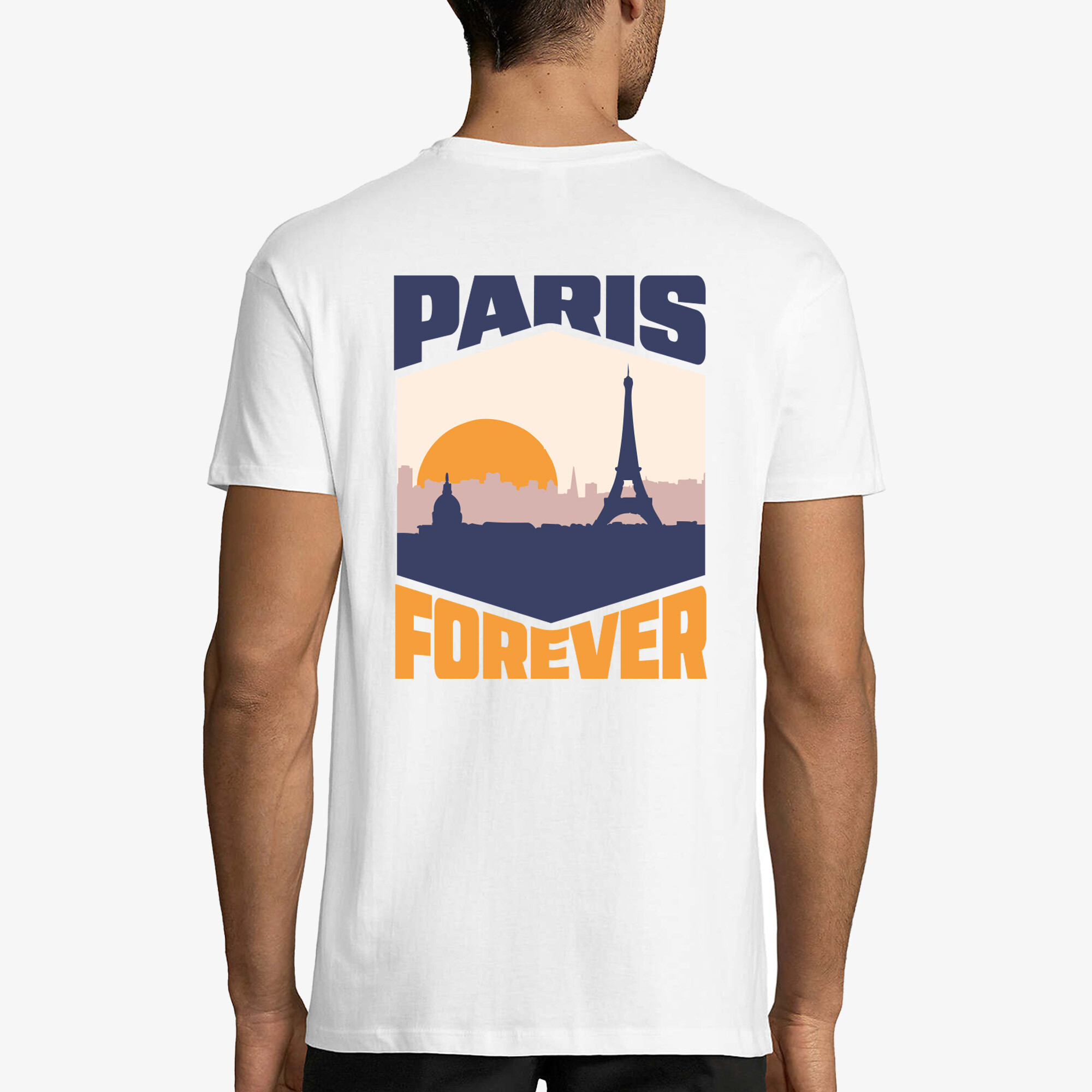 Grossiste Kapsul - T-shirt Homme - Paris Forever