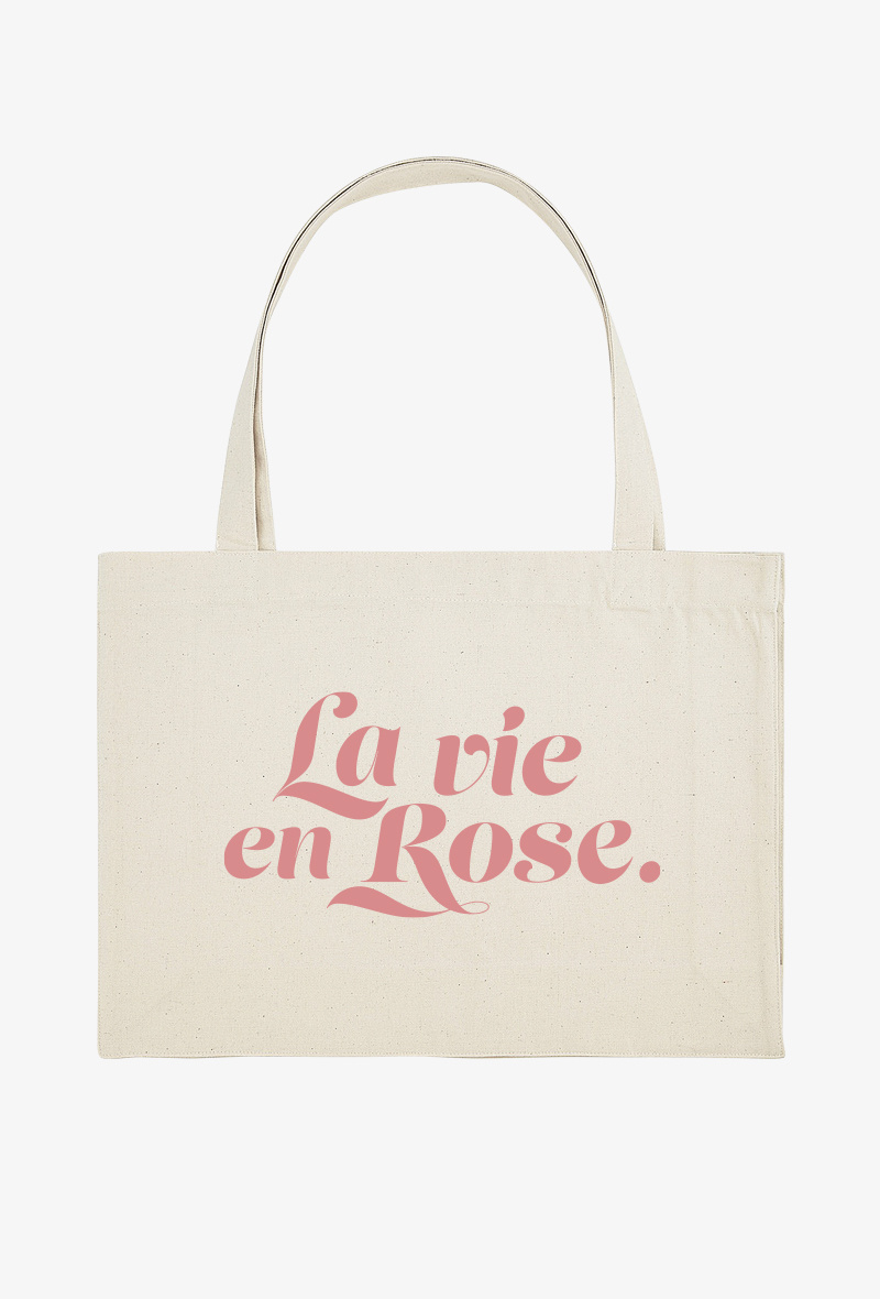 Grossiste Kapsul - Tote bag XXL - La vie en rose