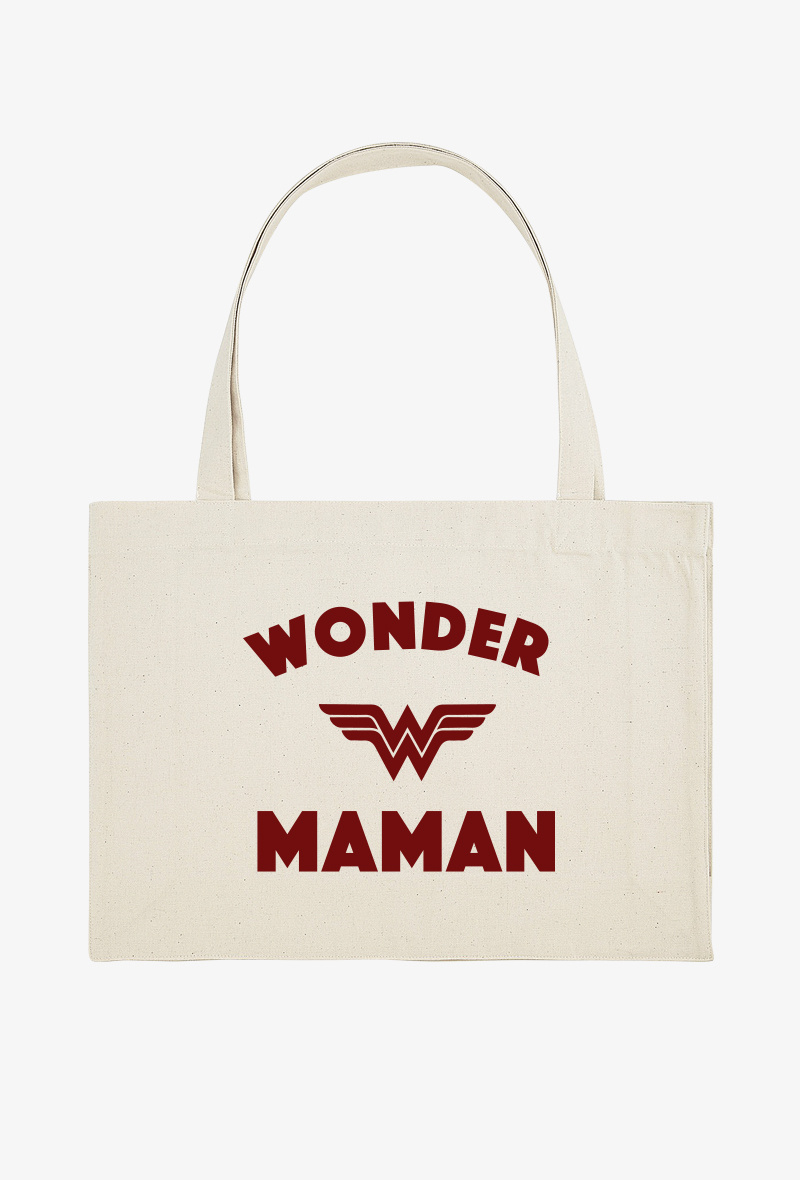Grossiste Kapsul - Tote bag XXL - Wonder maman