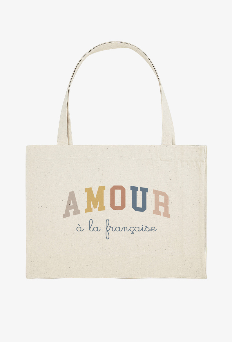 Grossiste Kapsul - Tote bag XXL - Amour à la française