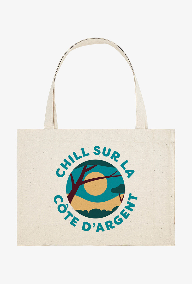 Grossiste Kapsul - Tote bag XXL - Chill sur la côte d'argent