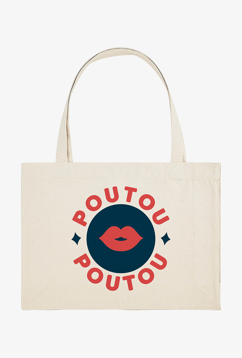 Grossiste Kapsul - Tote bag XXL - Poutou poutou