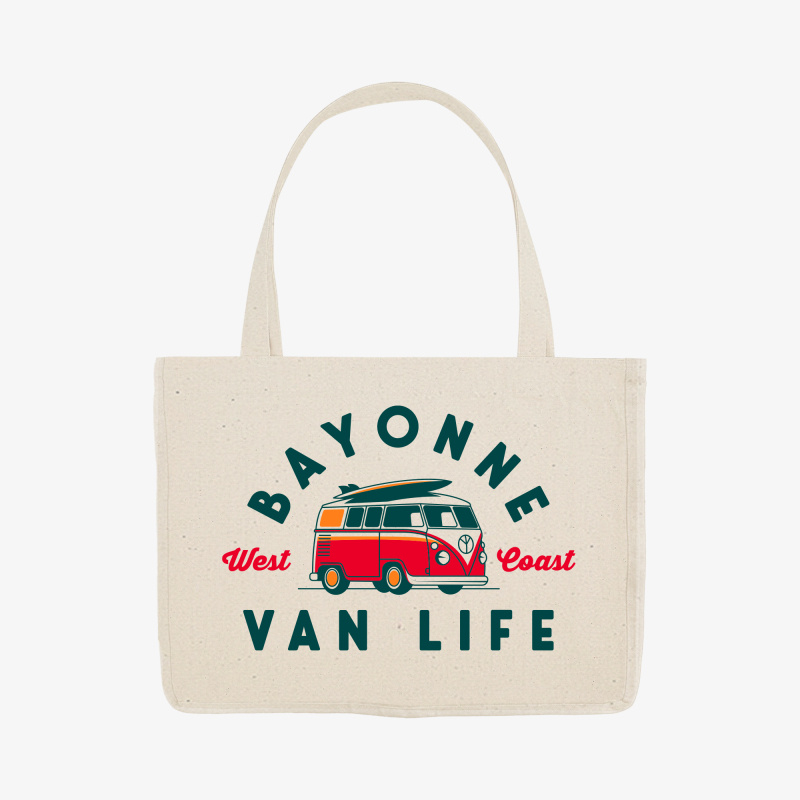 Grossiste Kapsul - Tote bag xxl - Bayonne van life