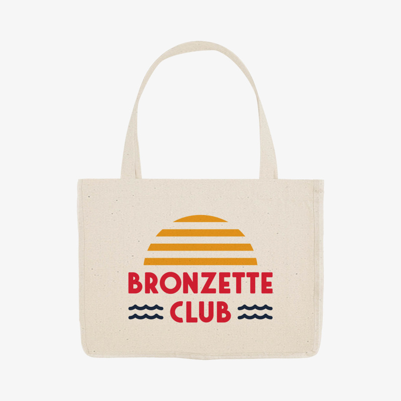 Grossiste Kapsul - Tote bag xxl - Bronzette club