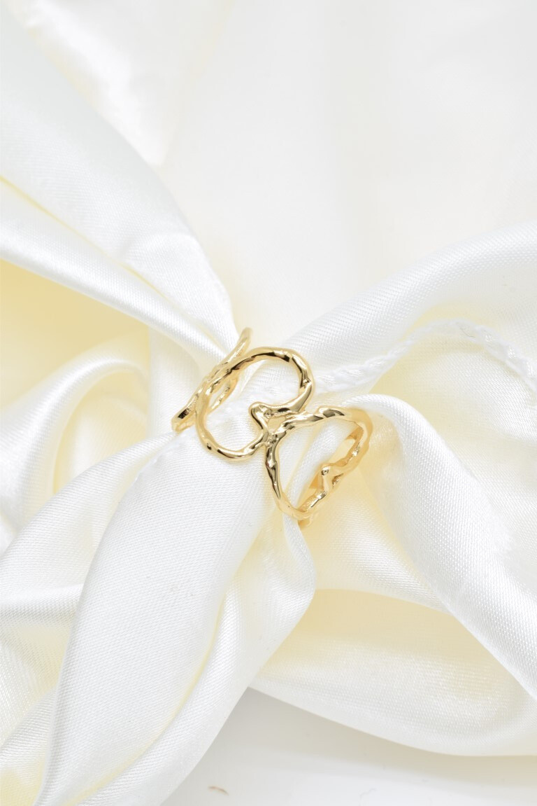 Wholesaler Kapyco - Adjustable stainless steel heart ring