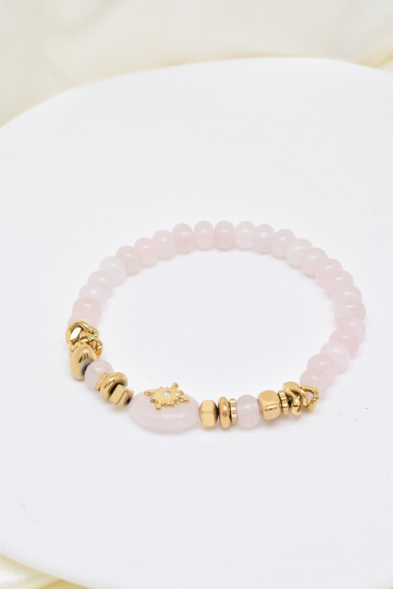 Grossiste Kapyco - Bracelet pierre naturelle en acier inoxydable