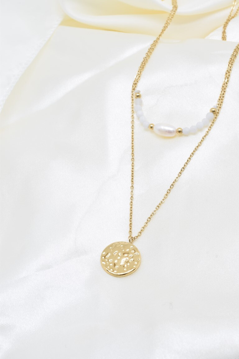 Wholesaler Kapyco - Double stainless steel necklace