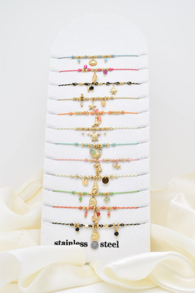 Wholesaler Kapyco - Bracelet set of 12 in stainless steel