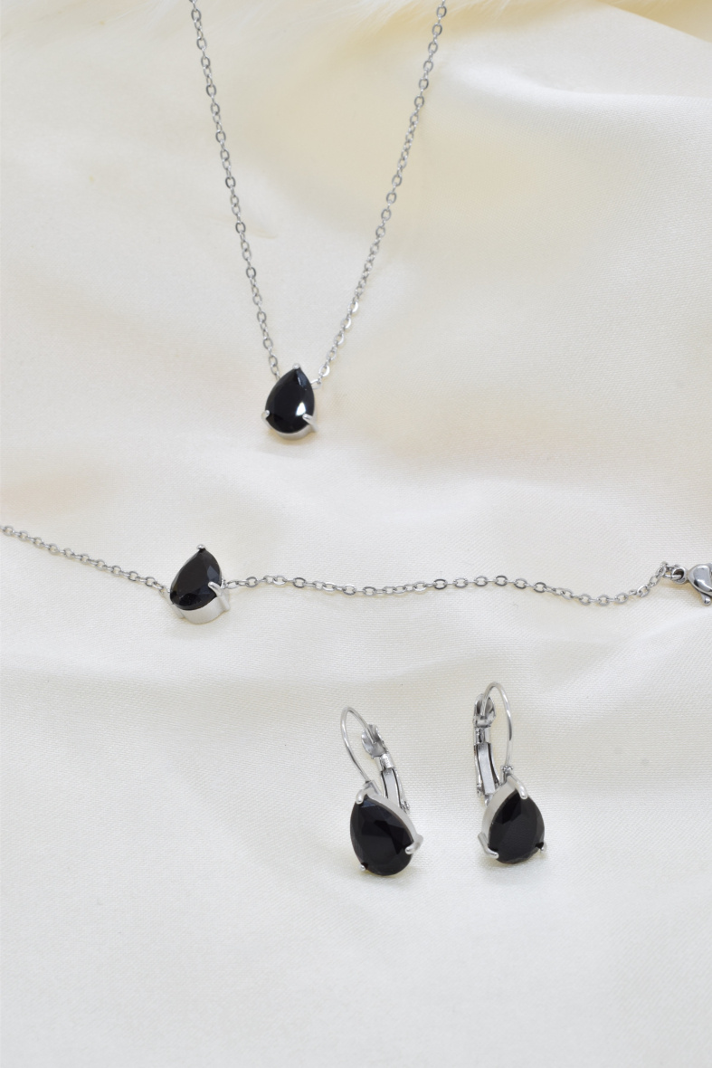Mayorista Kapyco - Conjunto de joyas de acero inoxidable
