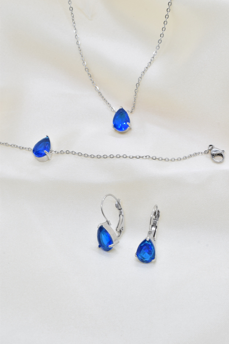 Mayorista Kapyco - Conjunto de joyas de acero inoxidable