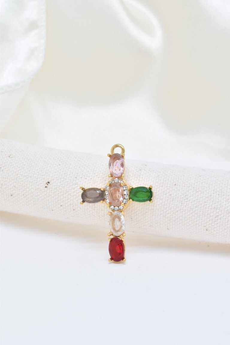Grossiste Kapyco - Pendentif croix en acier inoxydable