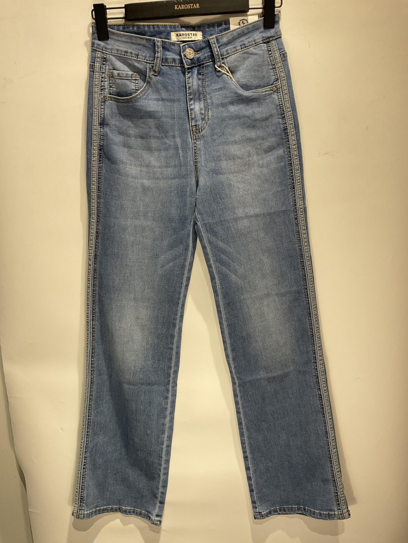 Grossiste Karostar - Jean skinny patte droit