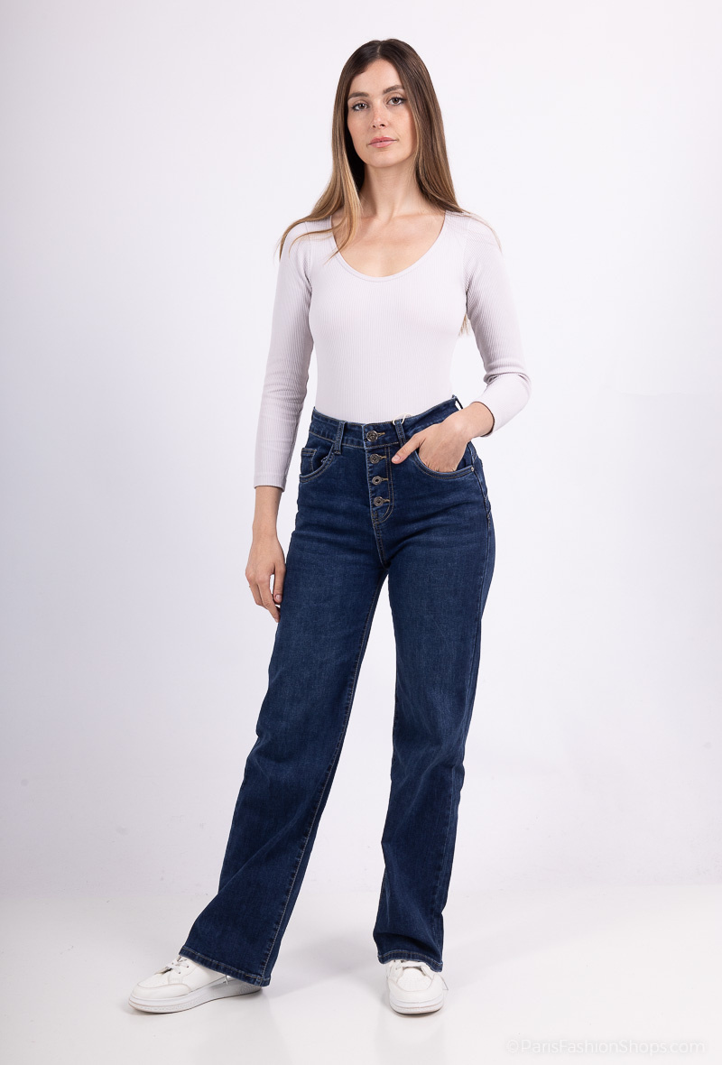 Wholesaler Karostar - NORMAL STRAIGHT PAD STYLE JEANS