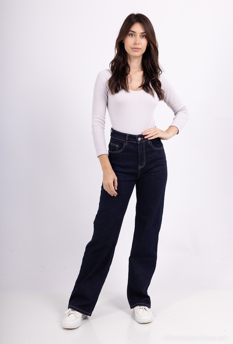 Wholesaler Karostar - SKINNY JEANS WITH STRAIGHT PATTERN