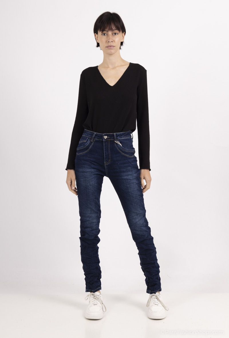 Wholesaler Karostar - high waisted boyfriend jeans
