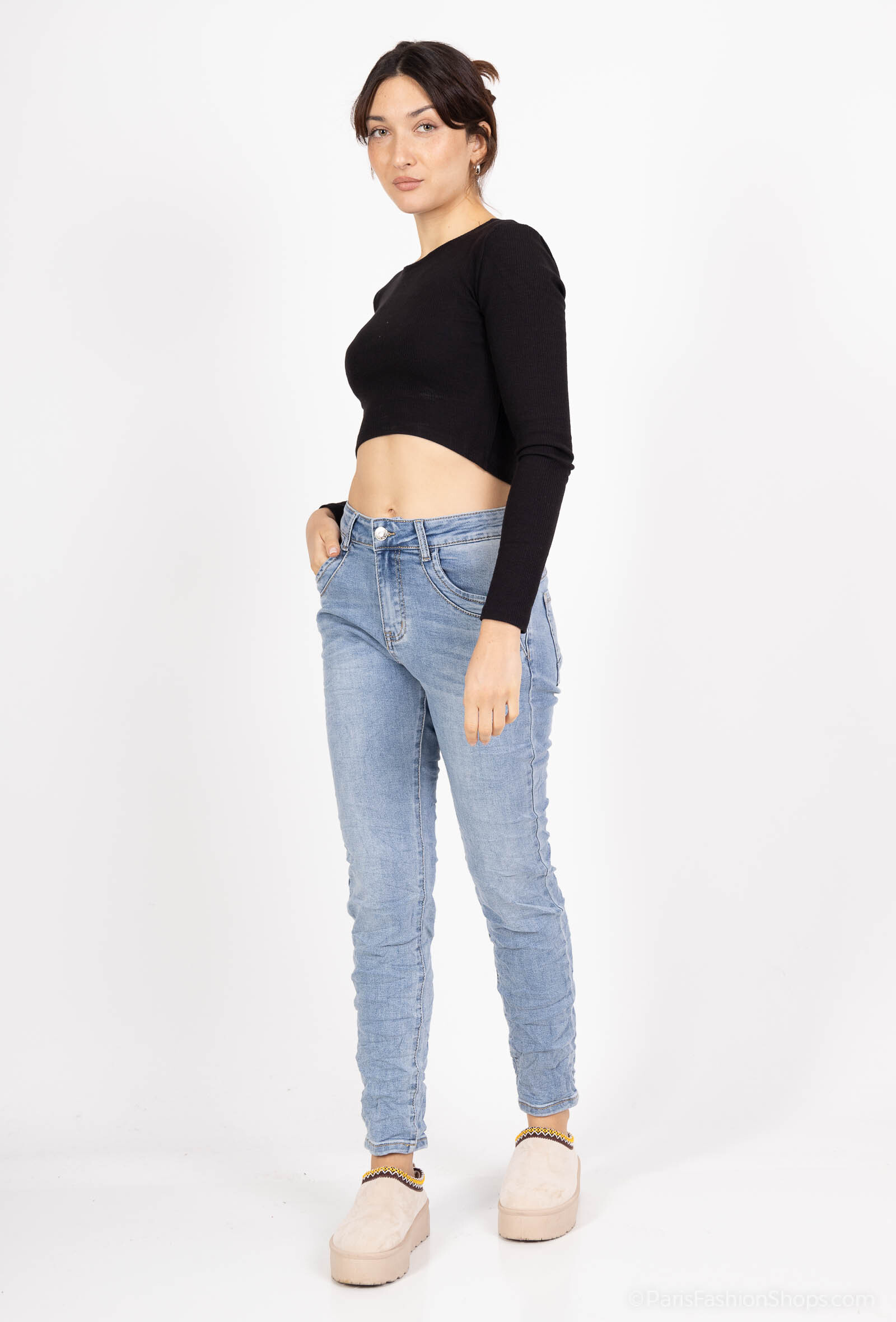 Wholesaler Karostar - BOYFRIEND JEANS