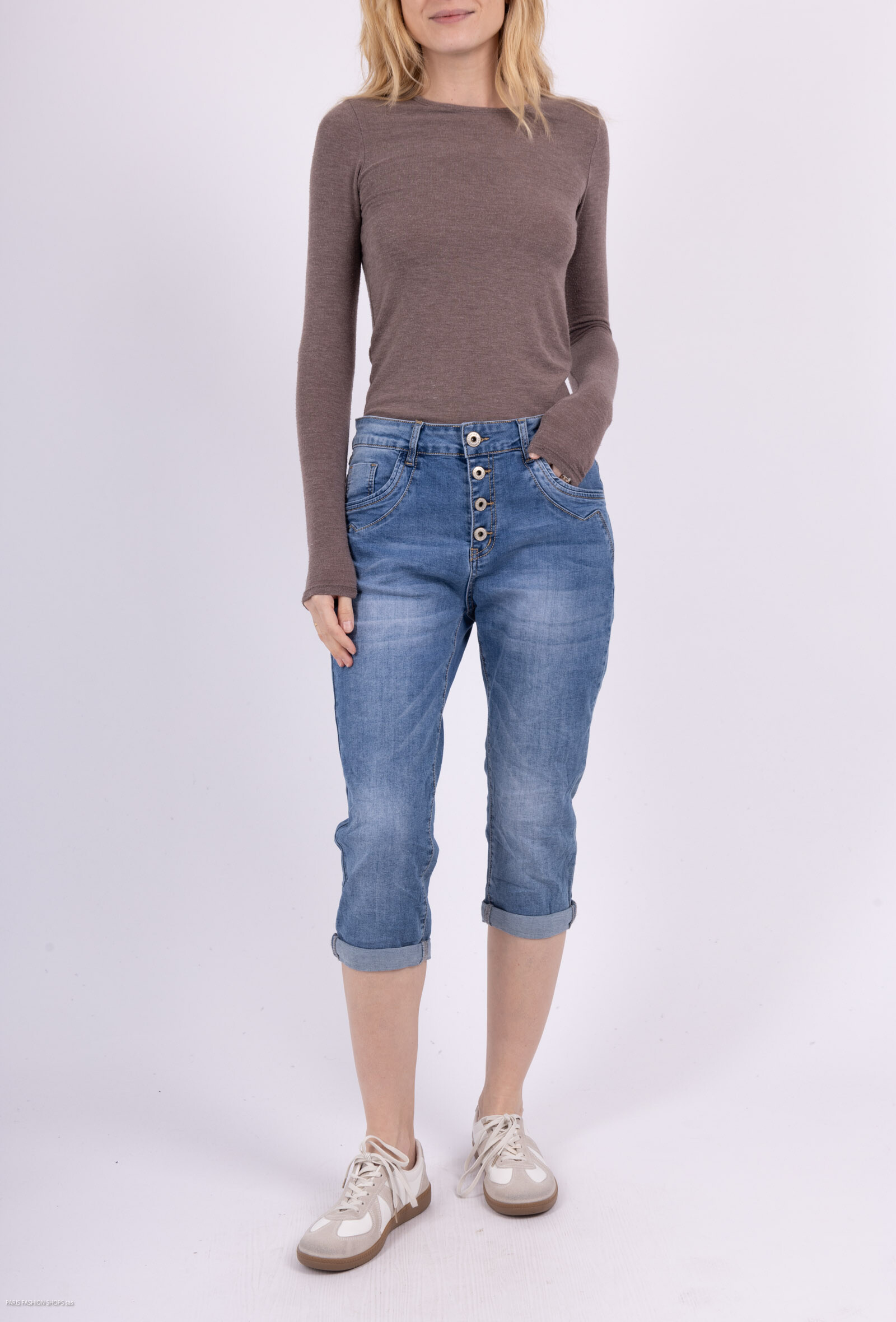 Wholesaler Karostar - Pantacourts jeans forms boyfriend