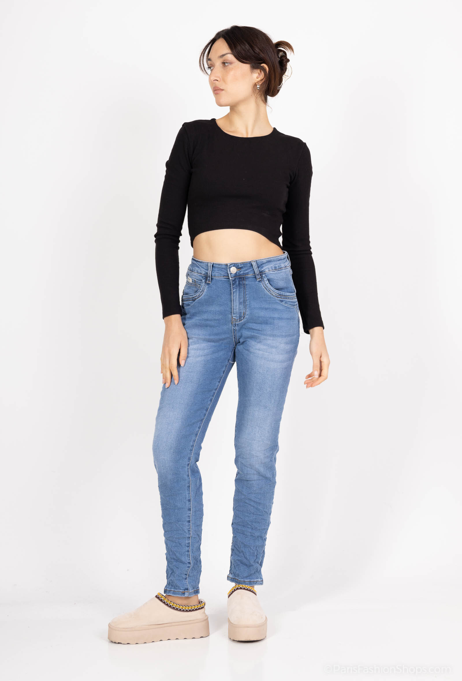 Wholesaler Karostar - BOYFRIEND JEANS